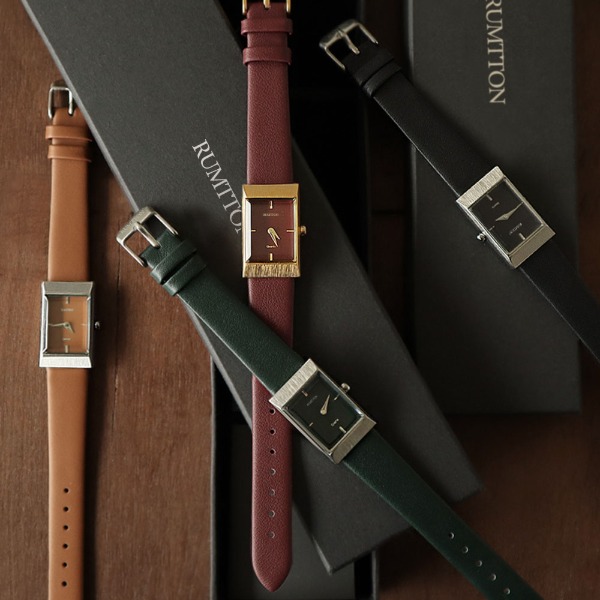 RUMTTONGrid leather watch